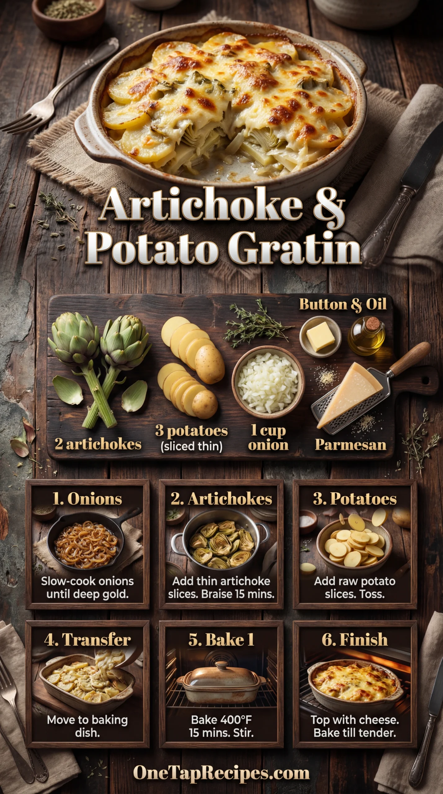 Gratin of Artichokes