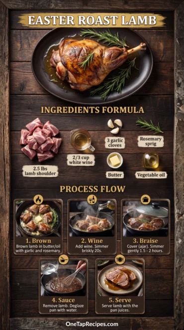 Lamb Stew with Ham and Red Bell Pepper