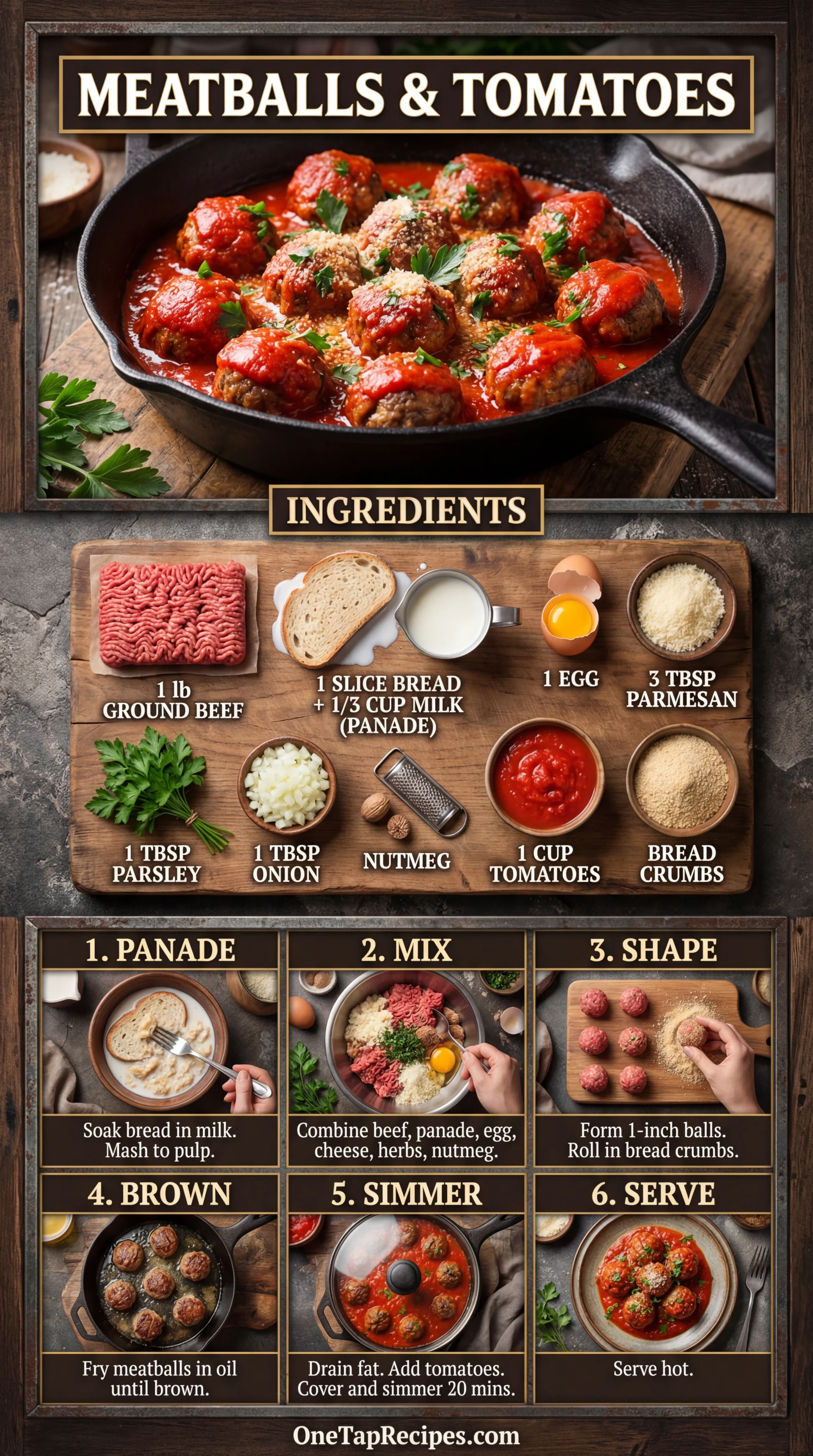 Meatballs and Tomatoes