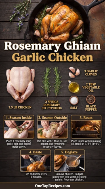 Oven-Roasted Chicken with Garlic and Rosemary
