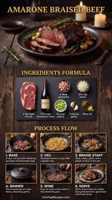 Pot Roast of Beef Braised in Amarone Wine