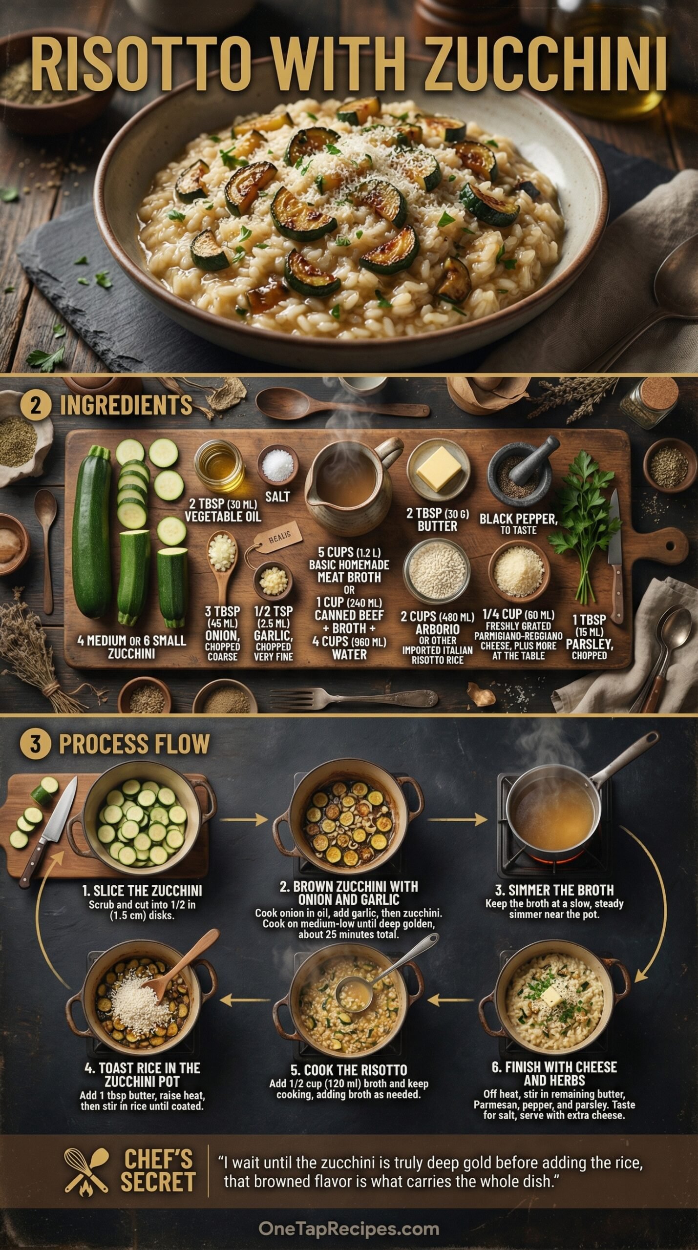 Risotto with Zucchini