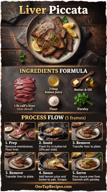 Sautéed Calf’s Liver with Lemon, Piccata Style