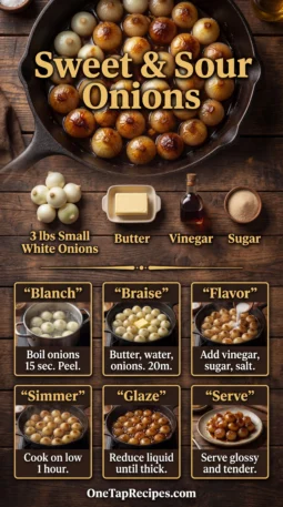 Sweet and Sour Onions