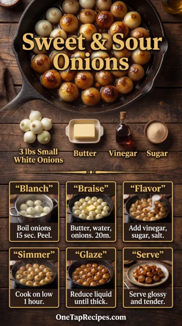 Sweet and Sour Onions