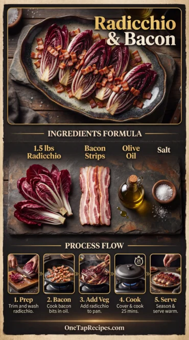 Treviso Radicchio with Bacon