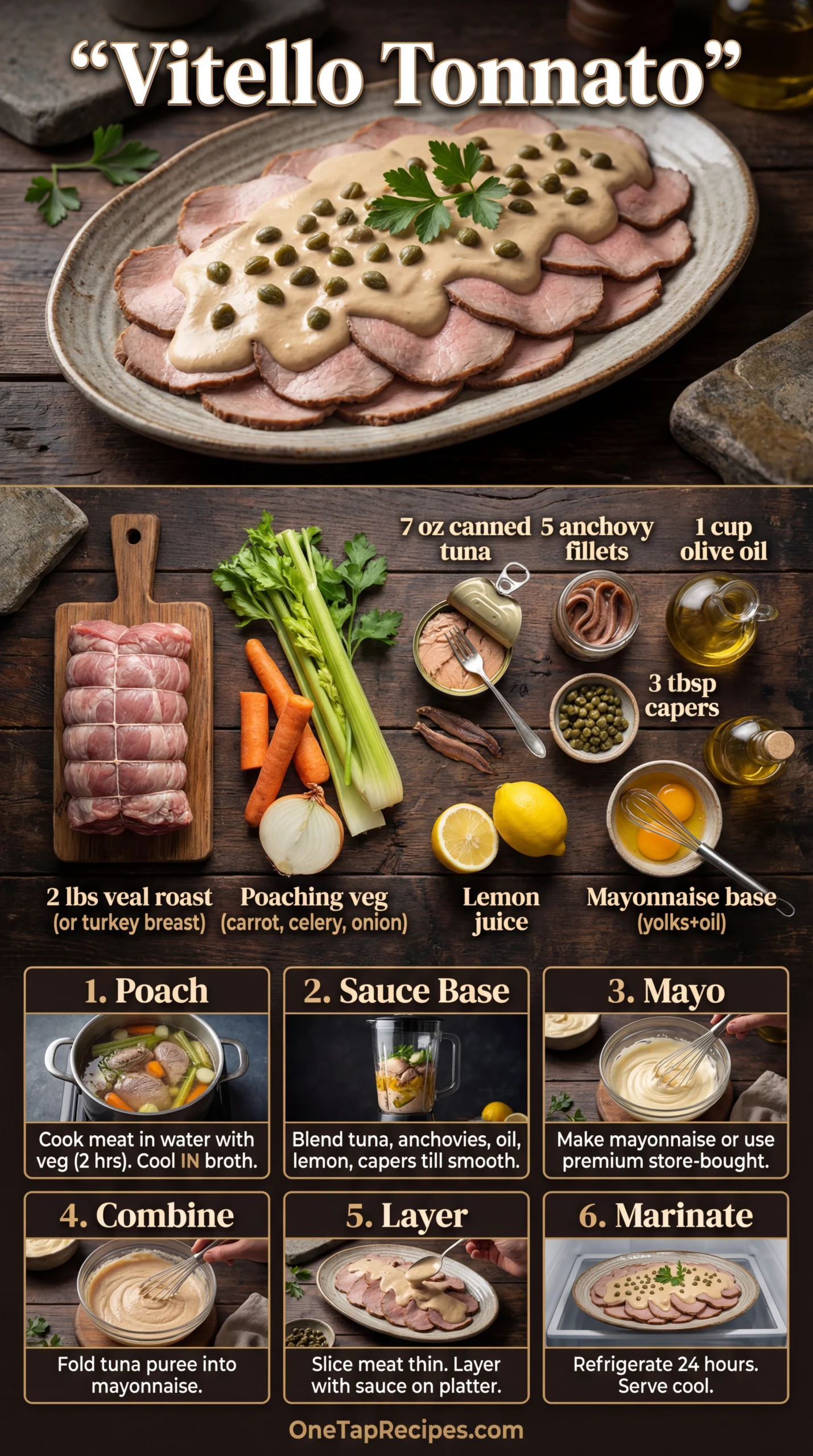 Vitello Tonnato (Cold Veal with Tuna Sauce)