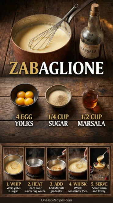Zabaglione (Warm Marsala Custard)