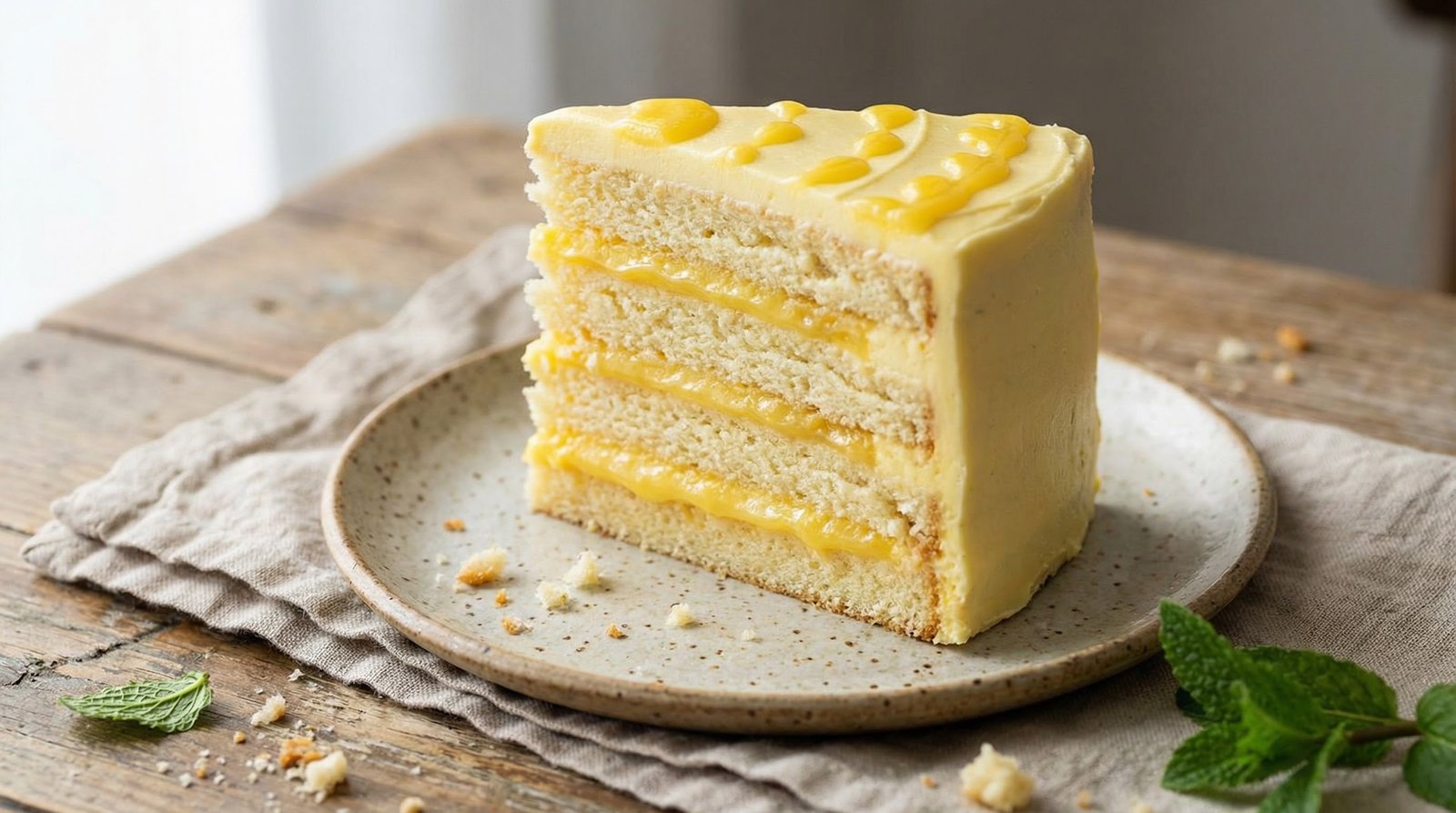 Lemon-Cheese Layer Cake