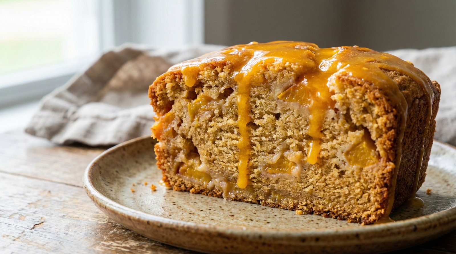 Fresh Peach Pound Cake