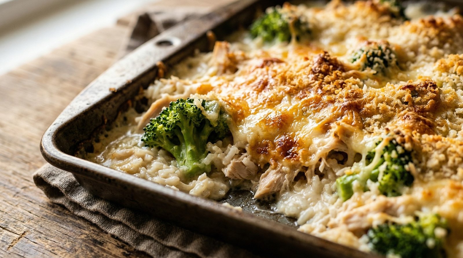 Sheet Pan Broccoli and Chicken Casserole