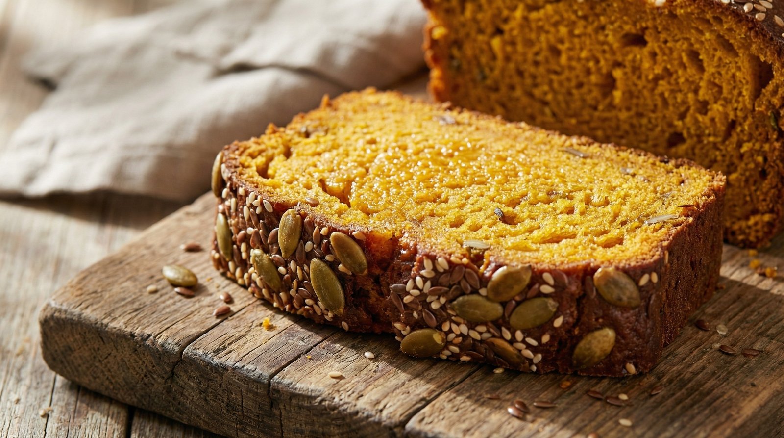 Seeded Pumpkin Bread