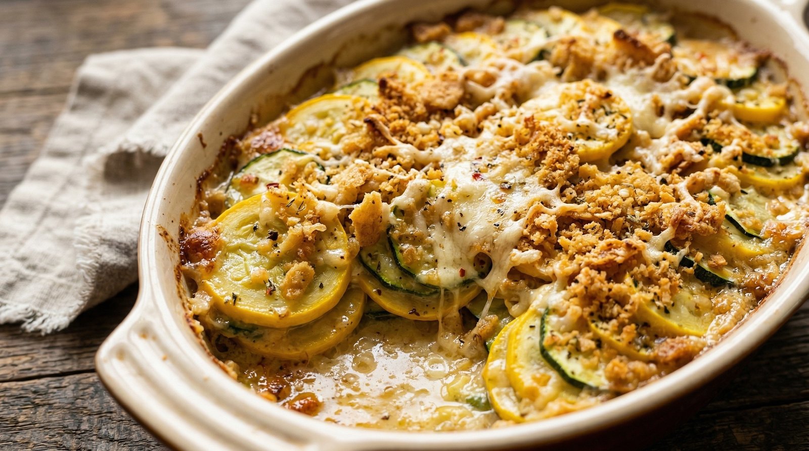 Layered Squash Casserole