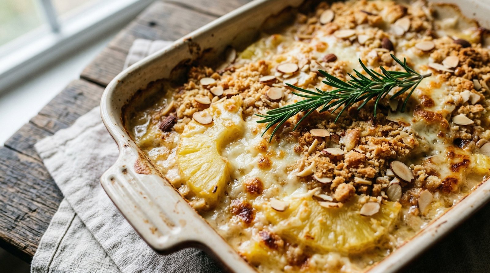 Fresh Pineapple Casserole