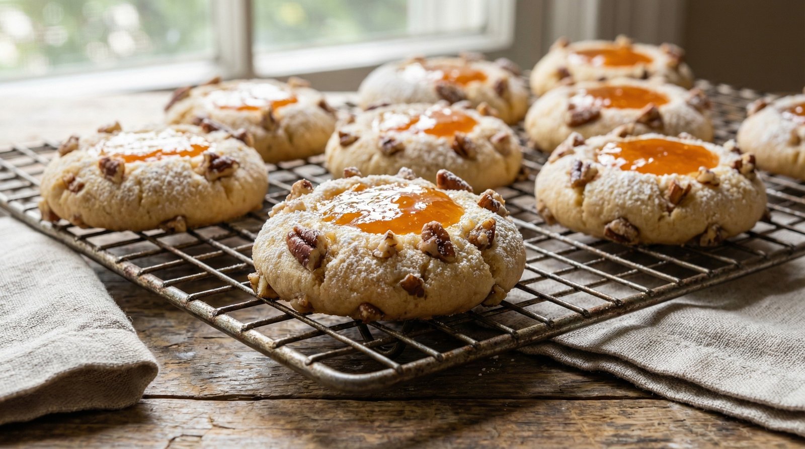 Apricot Thumbprint Cookies