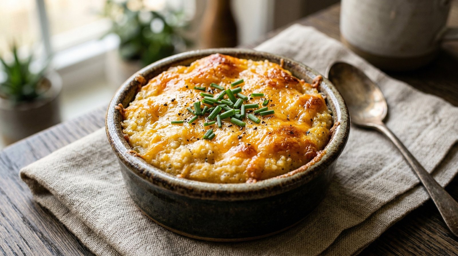 Mini Cheese Grits Casseroles