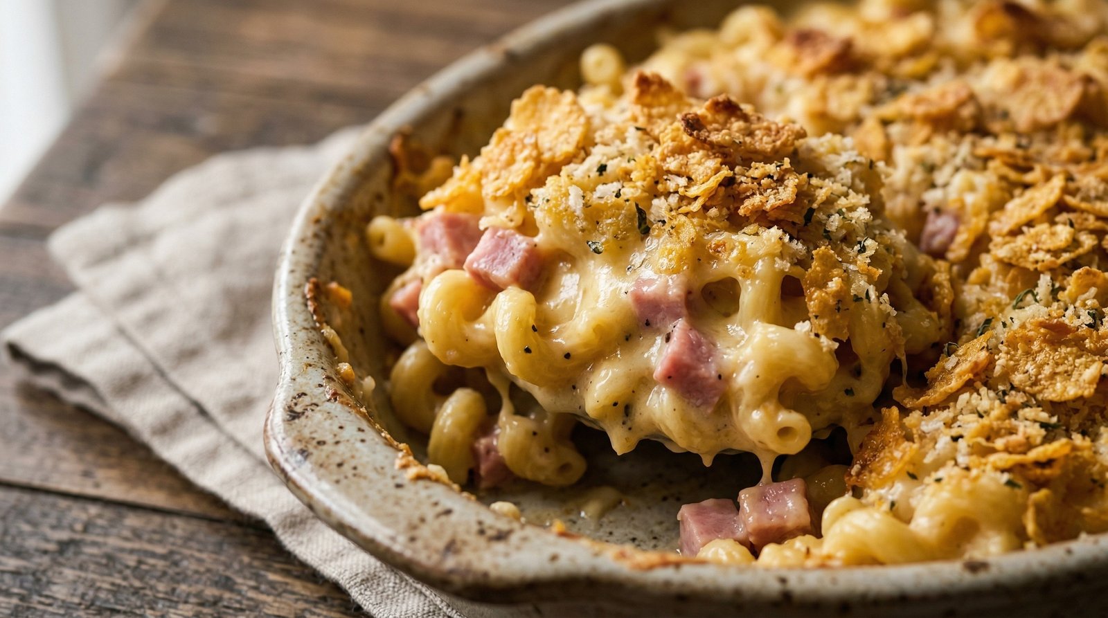 Baked Smoked Macaroni and Cheese