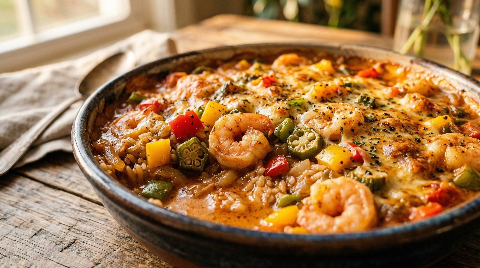 Cajun Shrimp Casserole