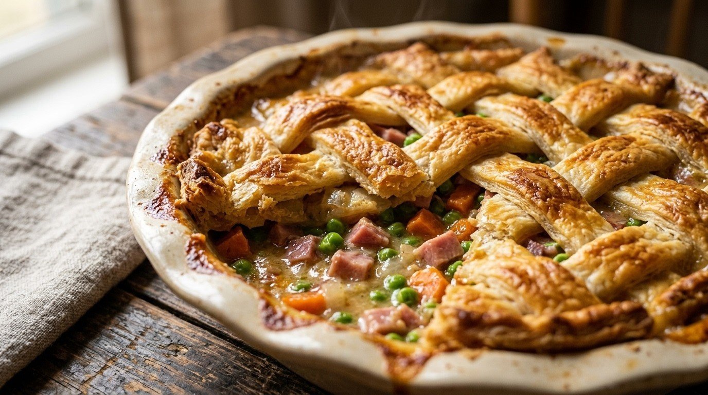 Ham and Vegetable Cobbler