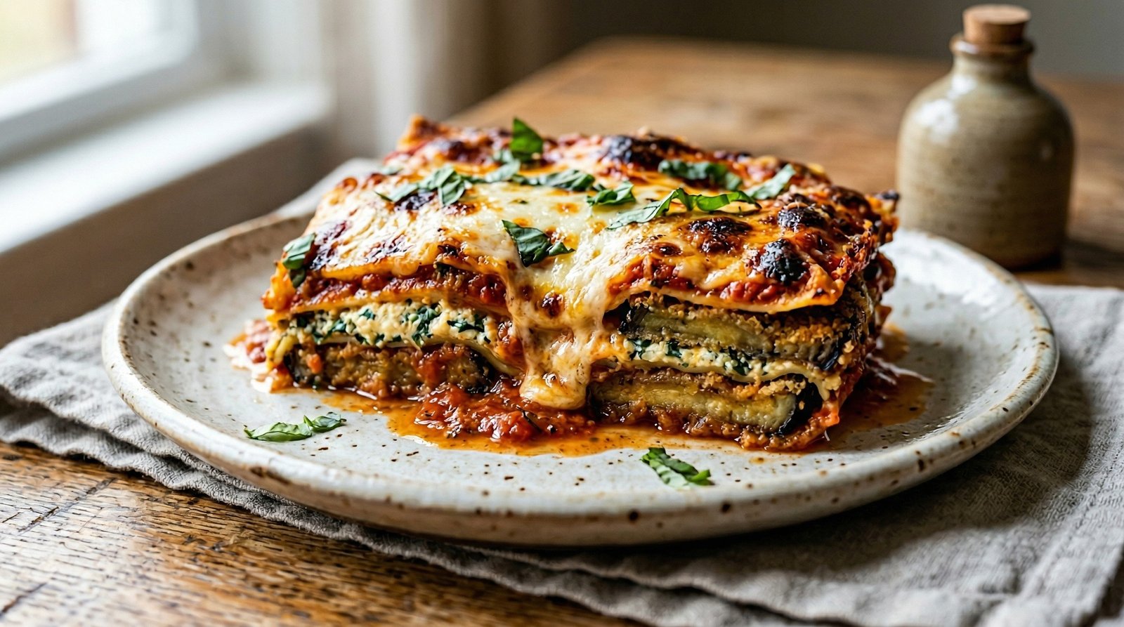 Eggplant Parmesan Lasagna