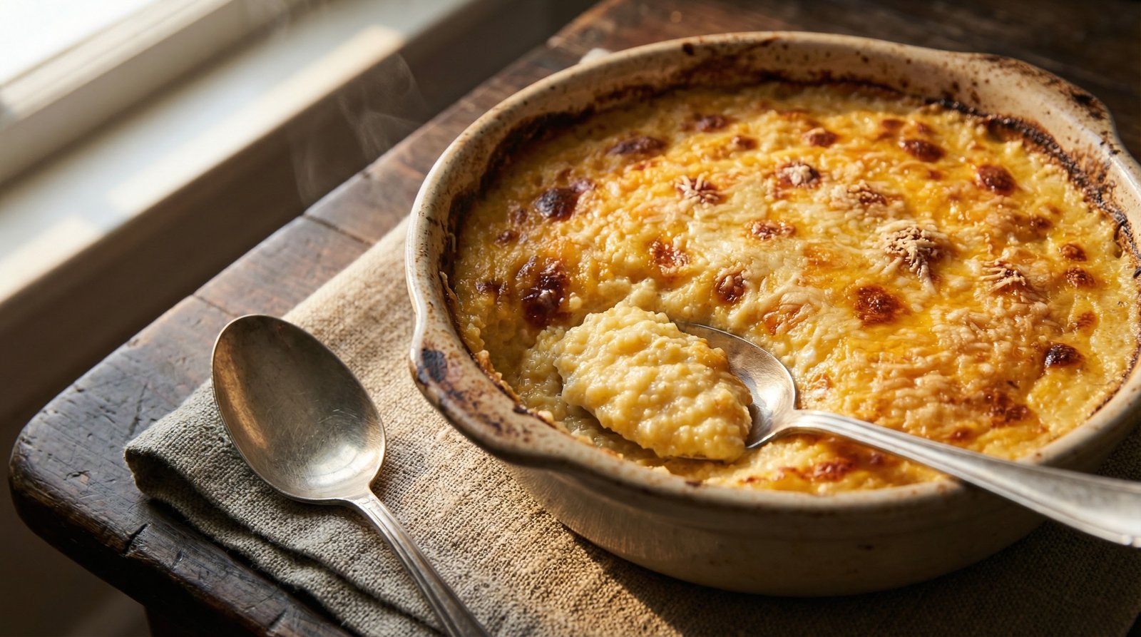 Cheddar Cheese Grits Casserole