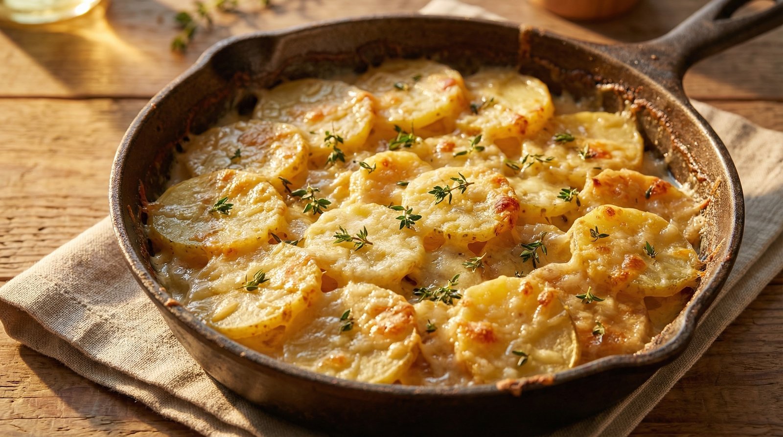 Potato and Rutabaga Gratin