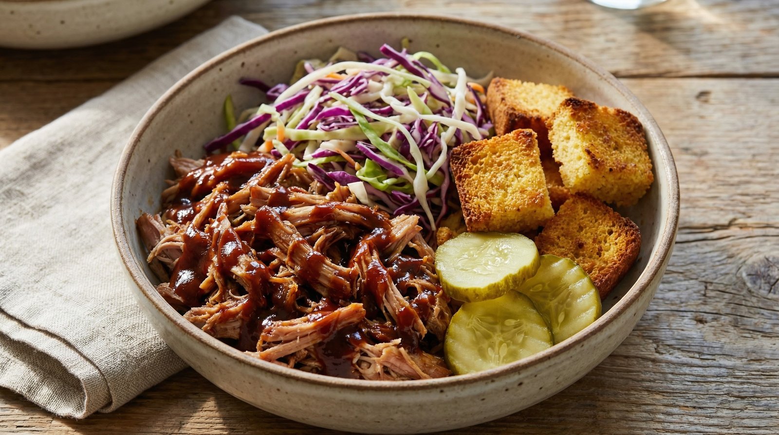 BBQ Pulled Pork Bowls