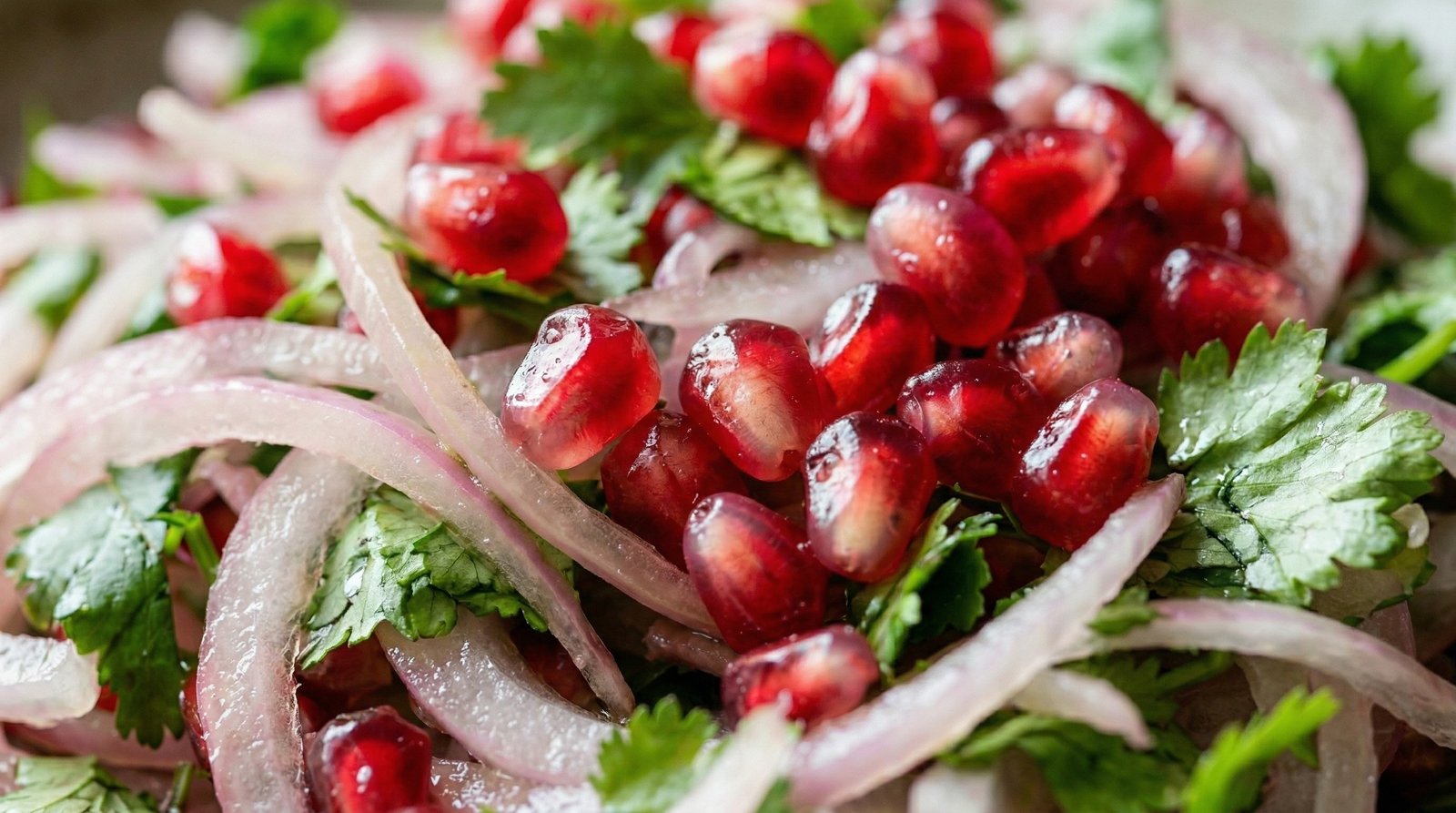 Onion and Pomegranate Salad