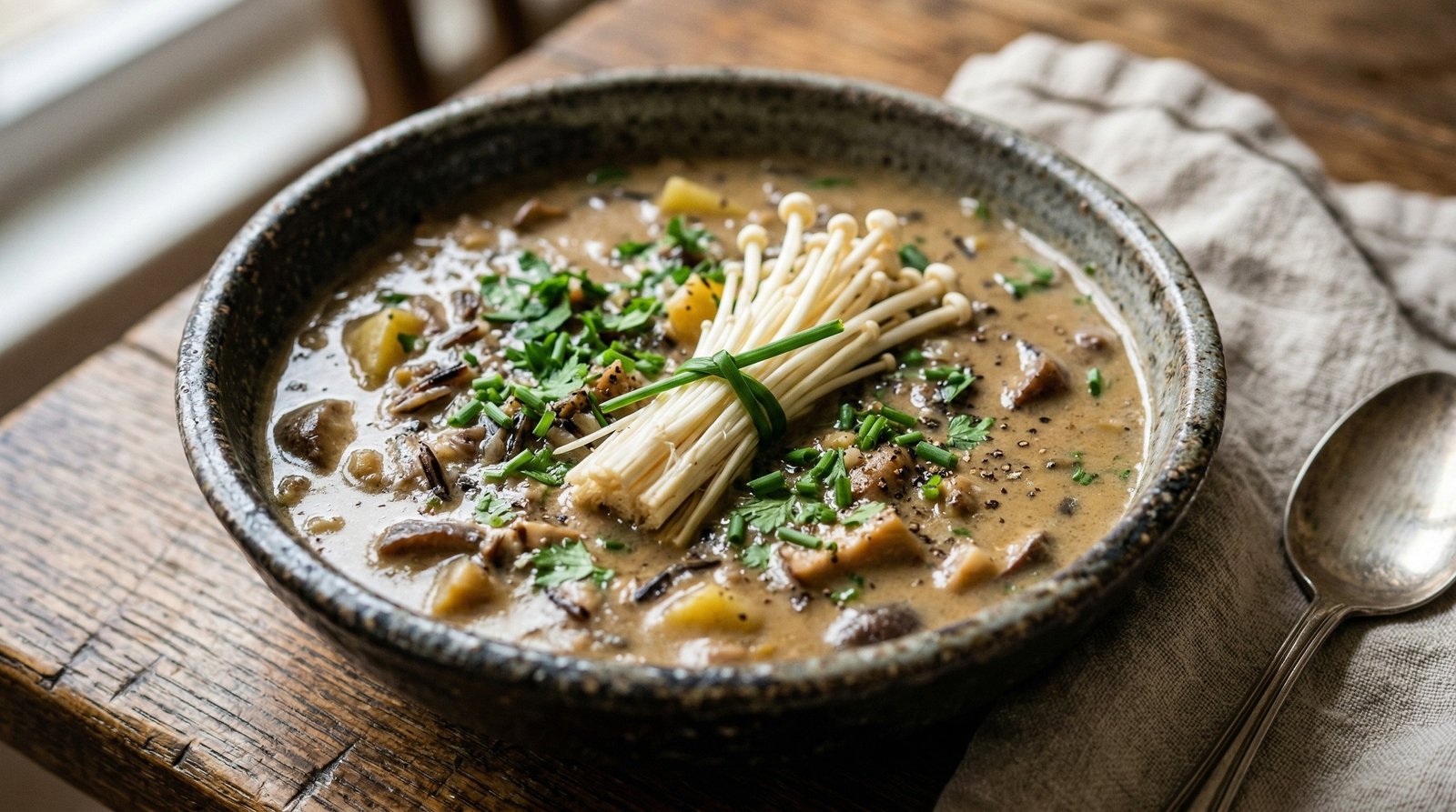 Wild Five Mushroom Soup