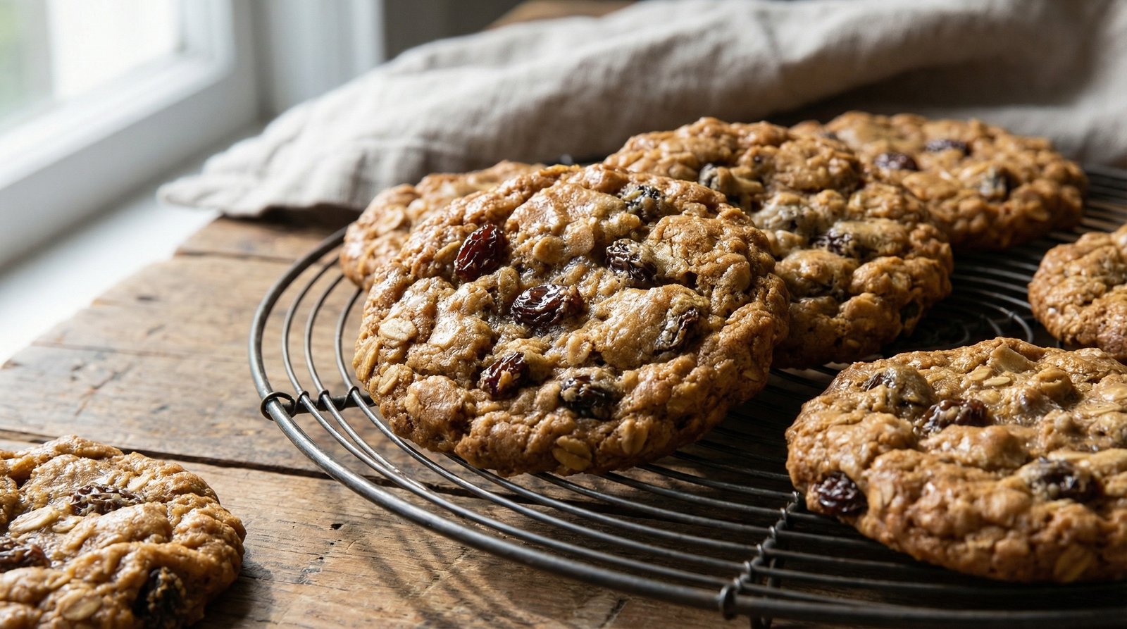 Classic Chewy Oatmeal Cookies