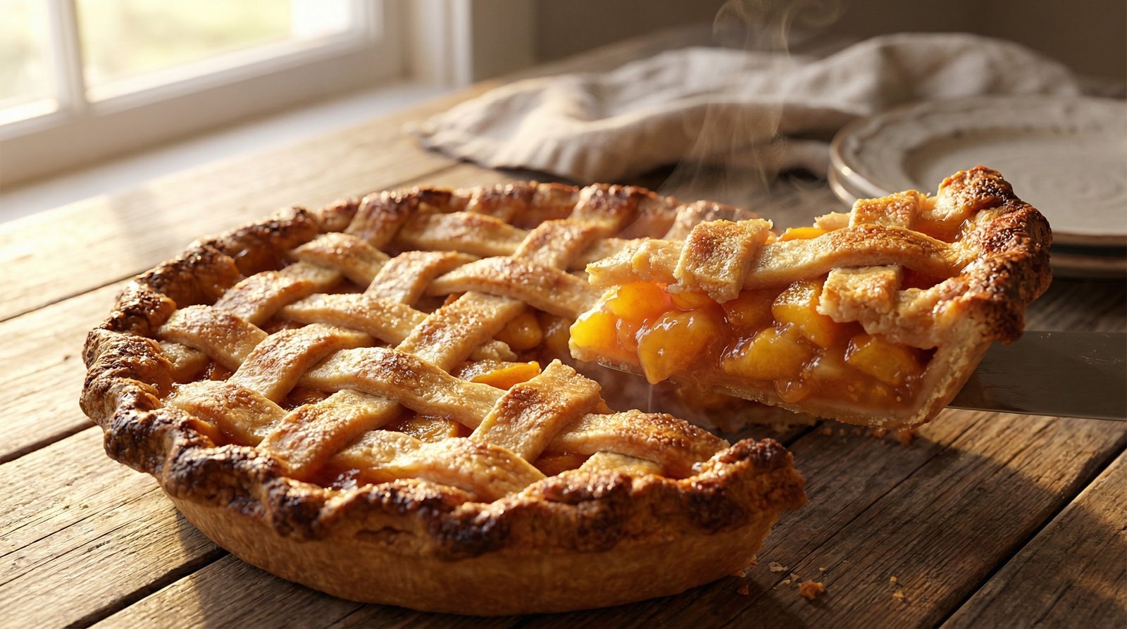 Fresh Peach Pie