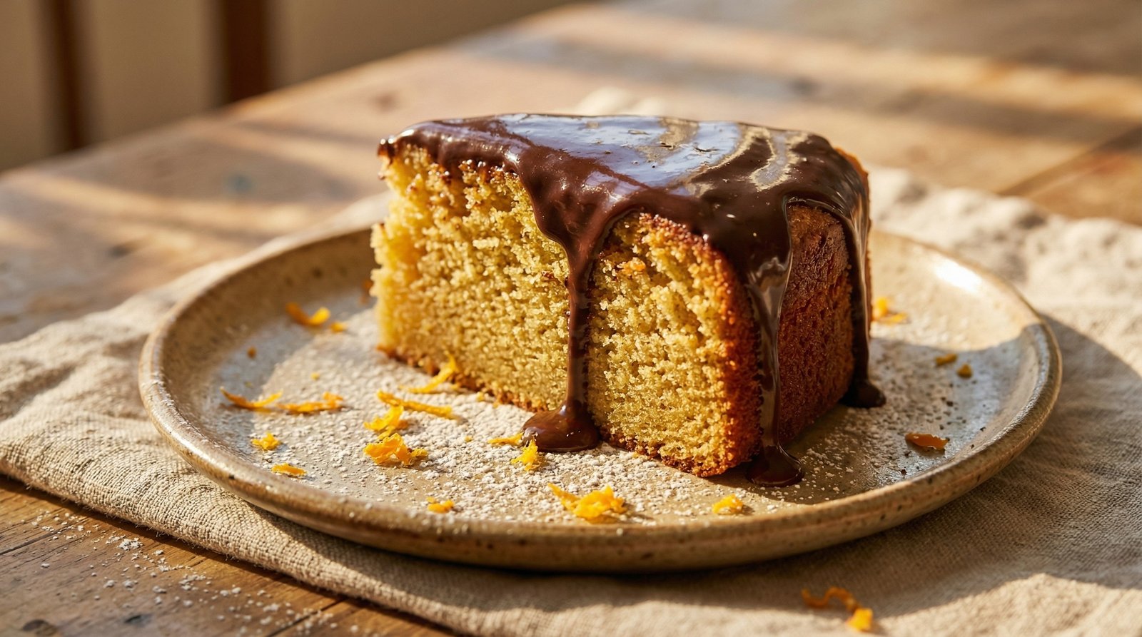 Rose Water Olive Oil Cake