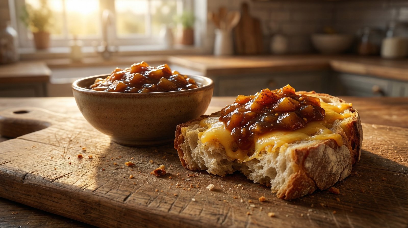 Ale, Apple and Mustard Chutney