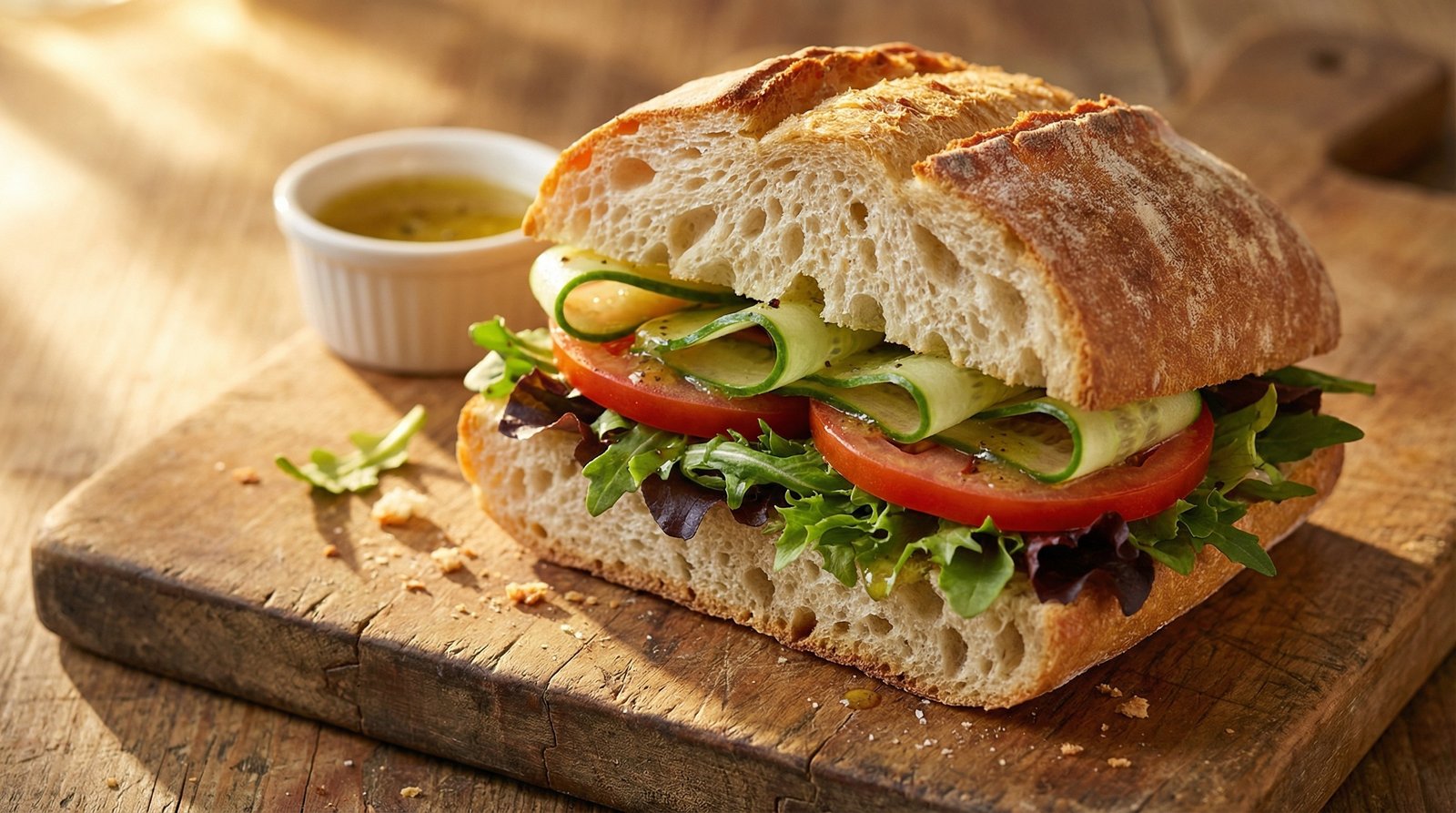 Fresh Salad Sandwich Recipe