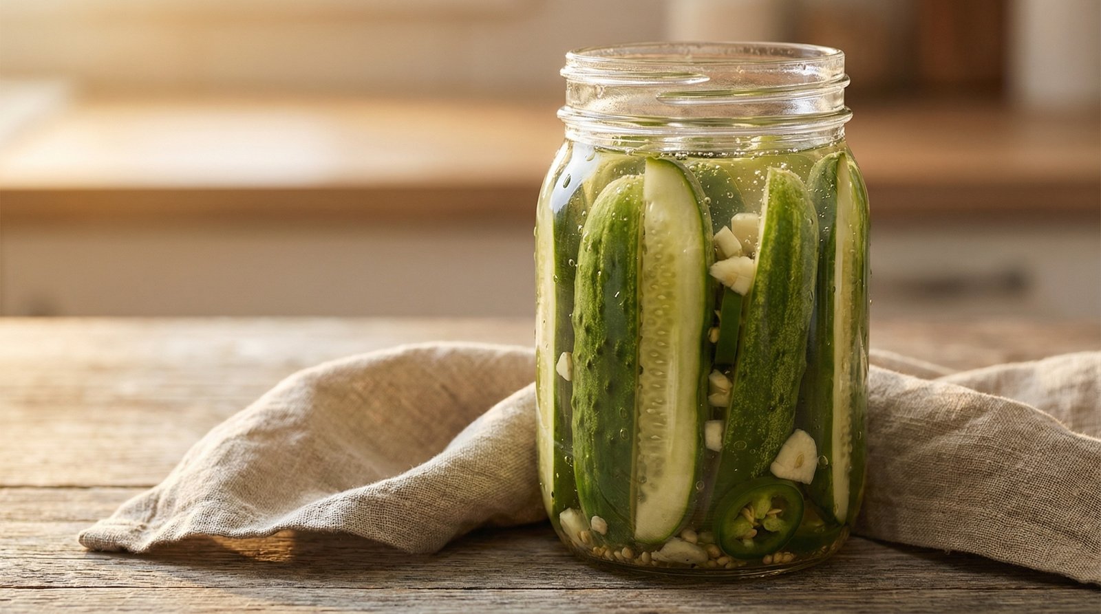 Spicy Garlic Sour Pickles