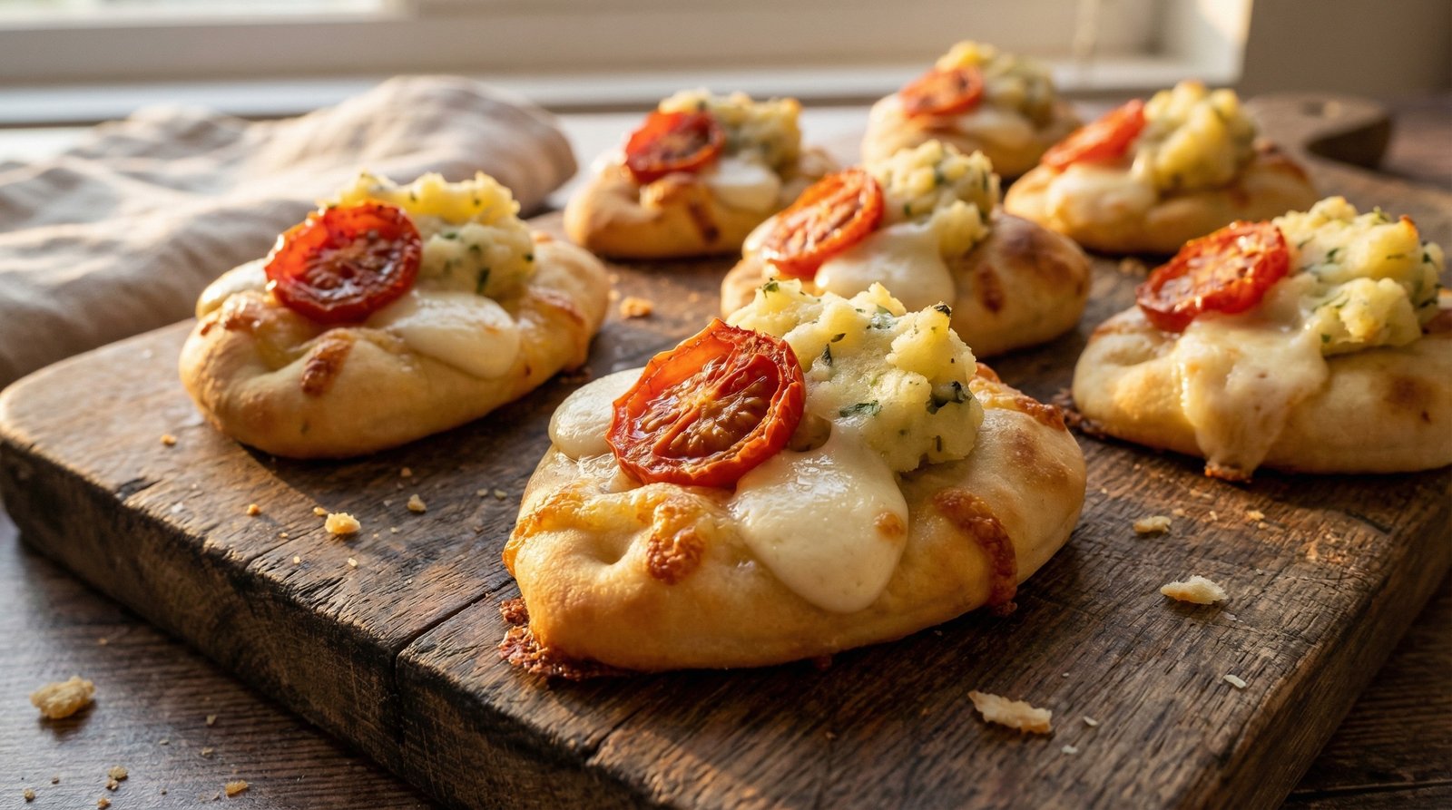 Mini Baked Naan Bites