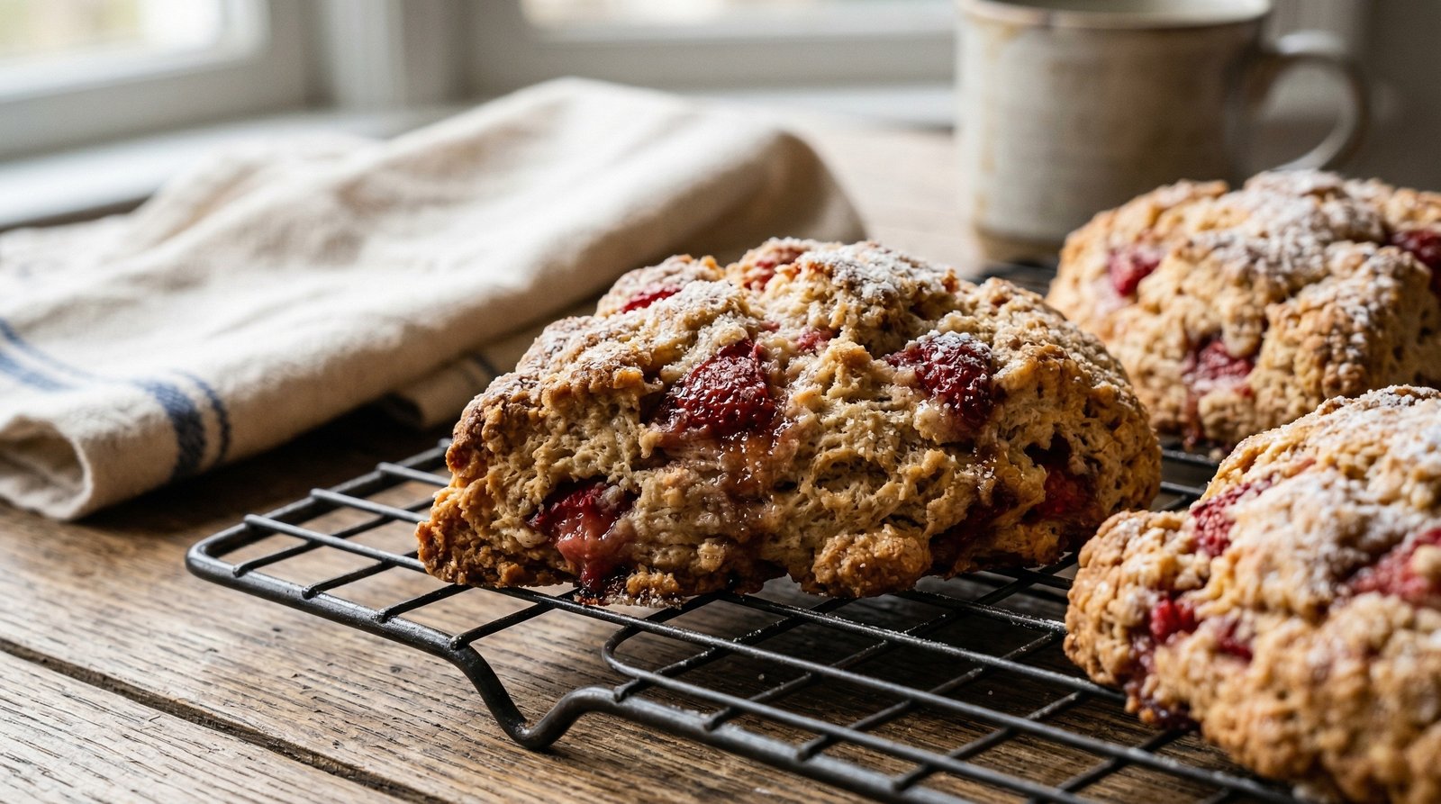 Strawberry Scones