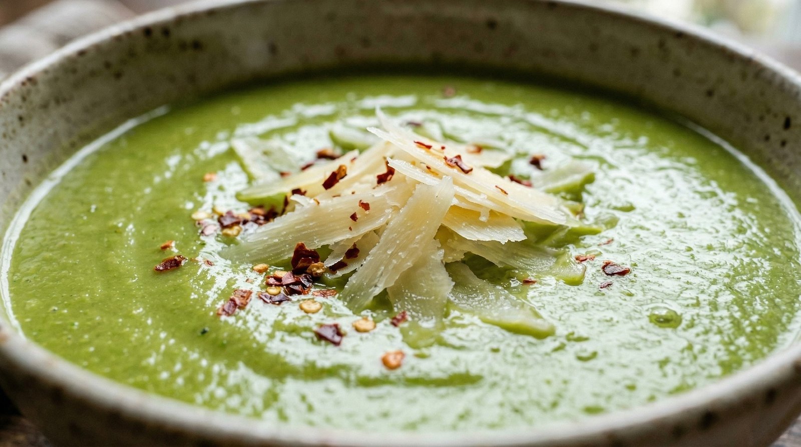 Whole Leek and Asparagus Soup