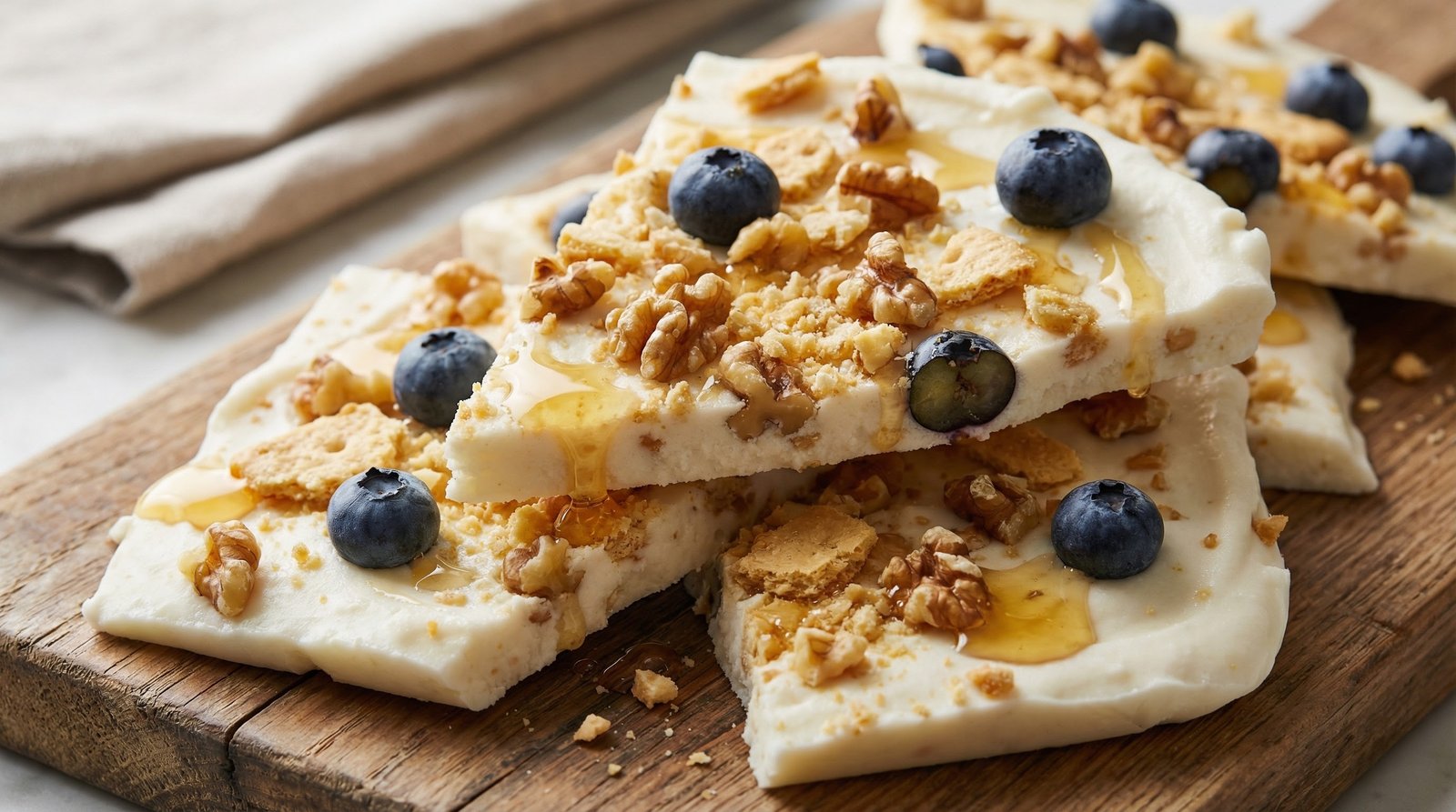 Baklava Frozen Yogurt Bark