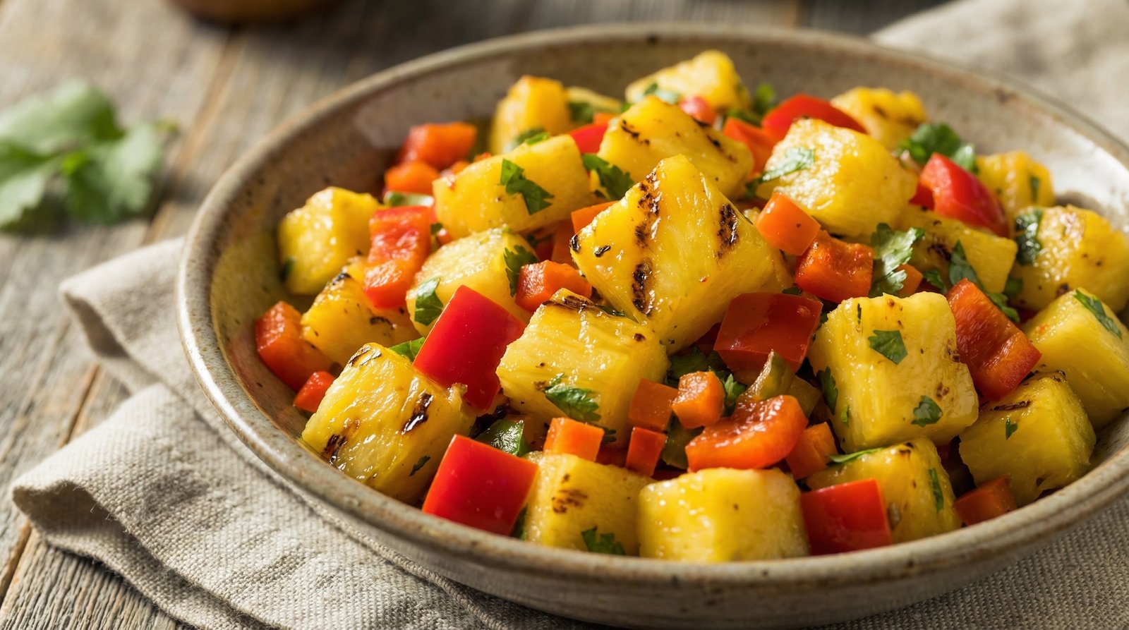 Grilled Pineapple Salsa