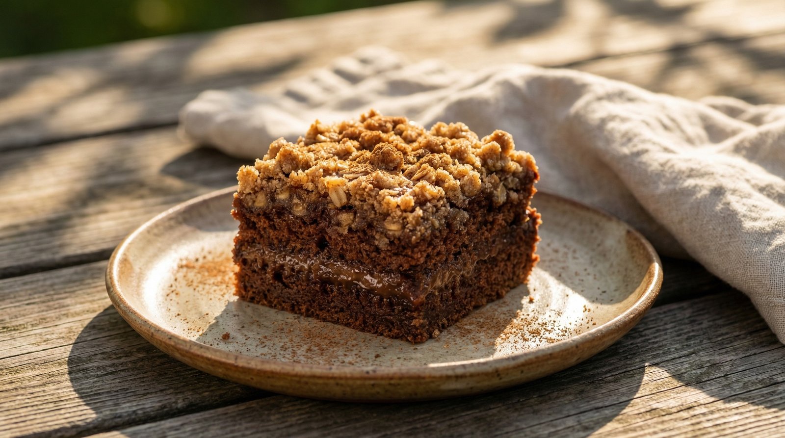 German Chocolate Picnic Cake