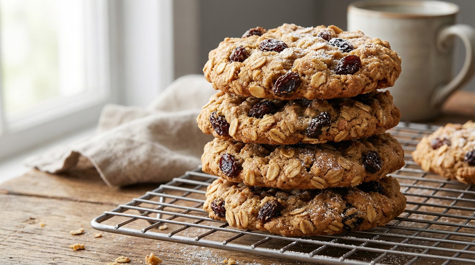 Oatmeal-Raisin Cookies