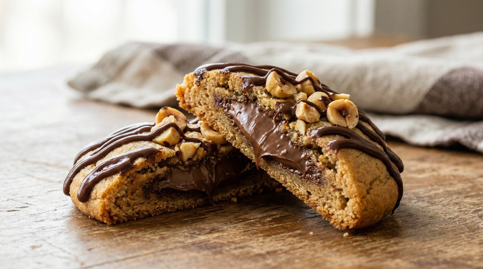 Stuffed Hazelnut Cookies