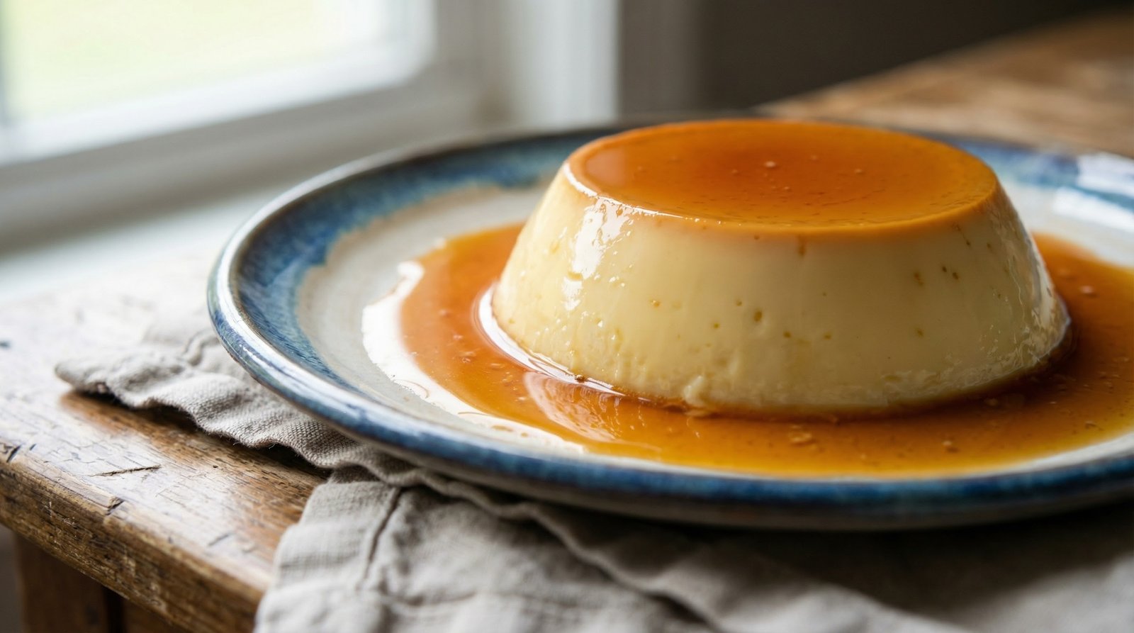 Lower Calorie Baked Custard