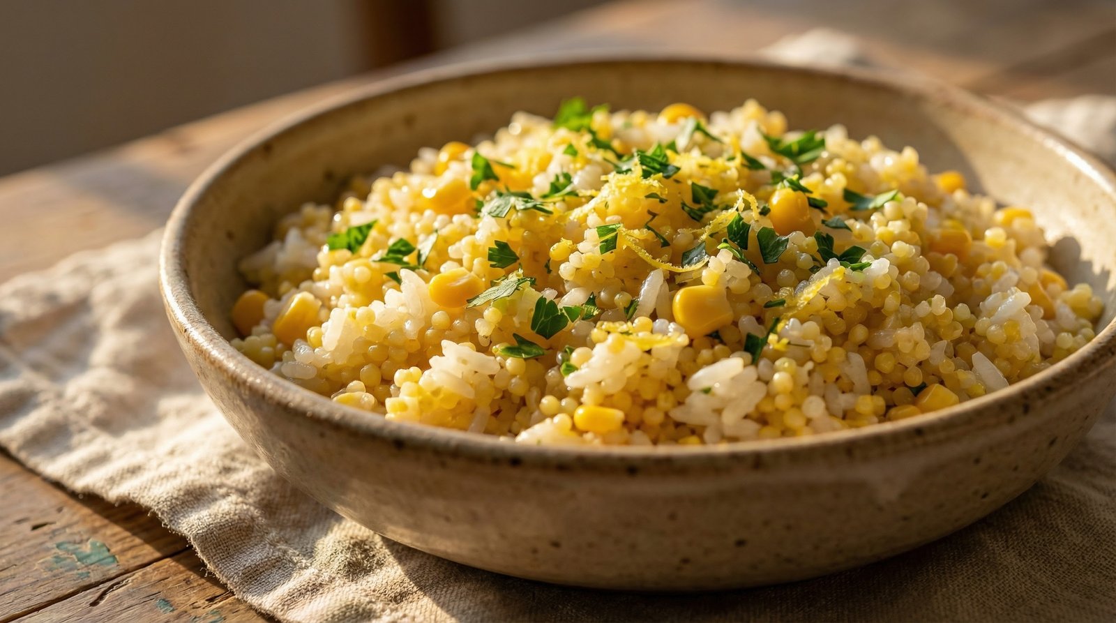 Lemon Millet Pilaf