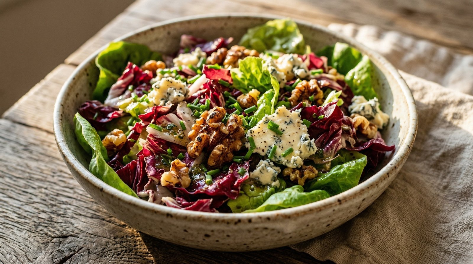 Quick Radicchio Salad with Gorgonzola