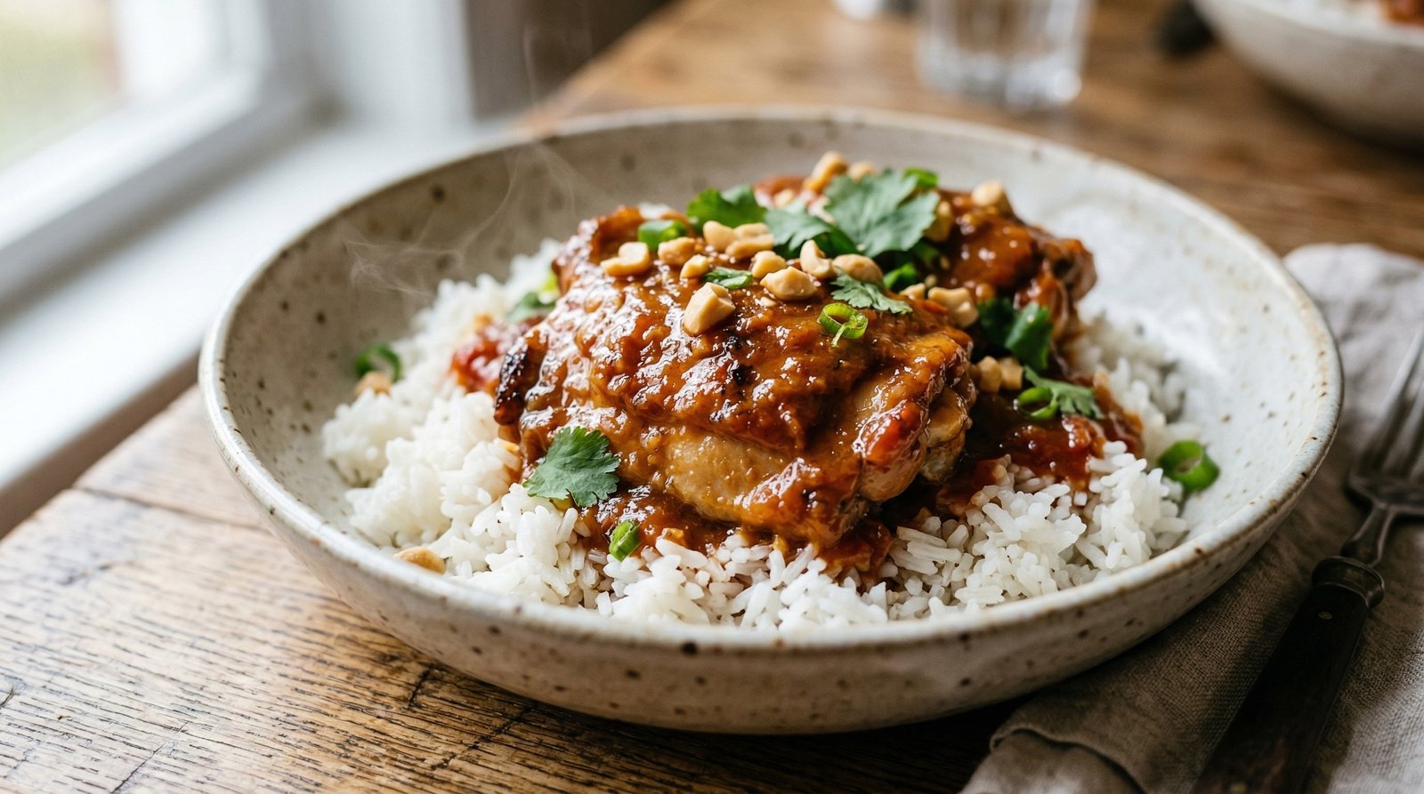 Spicy Chicken in Peanut Sauce