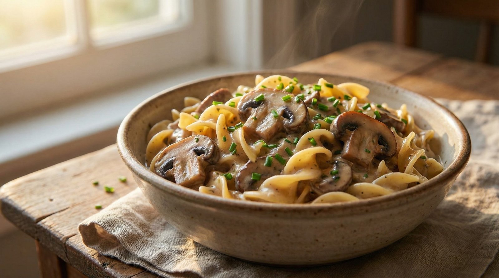 Mushroom Stroganoff