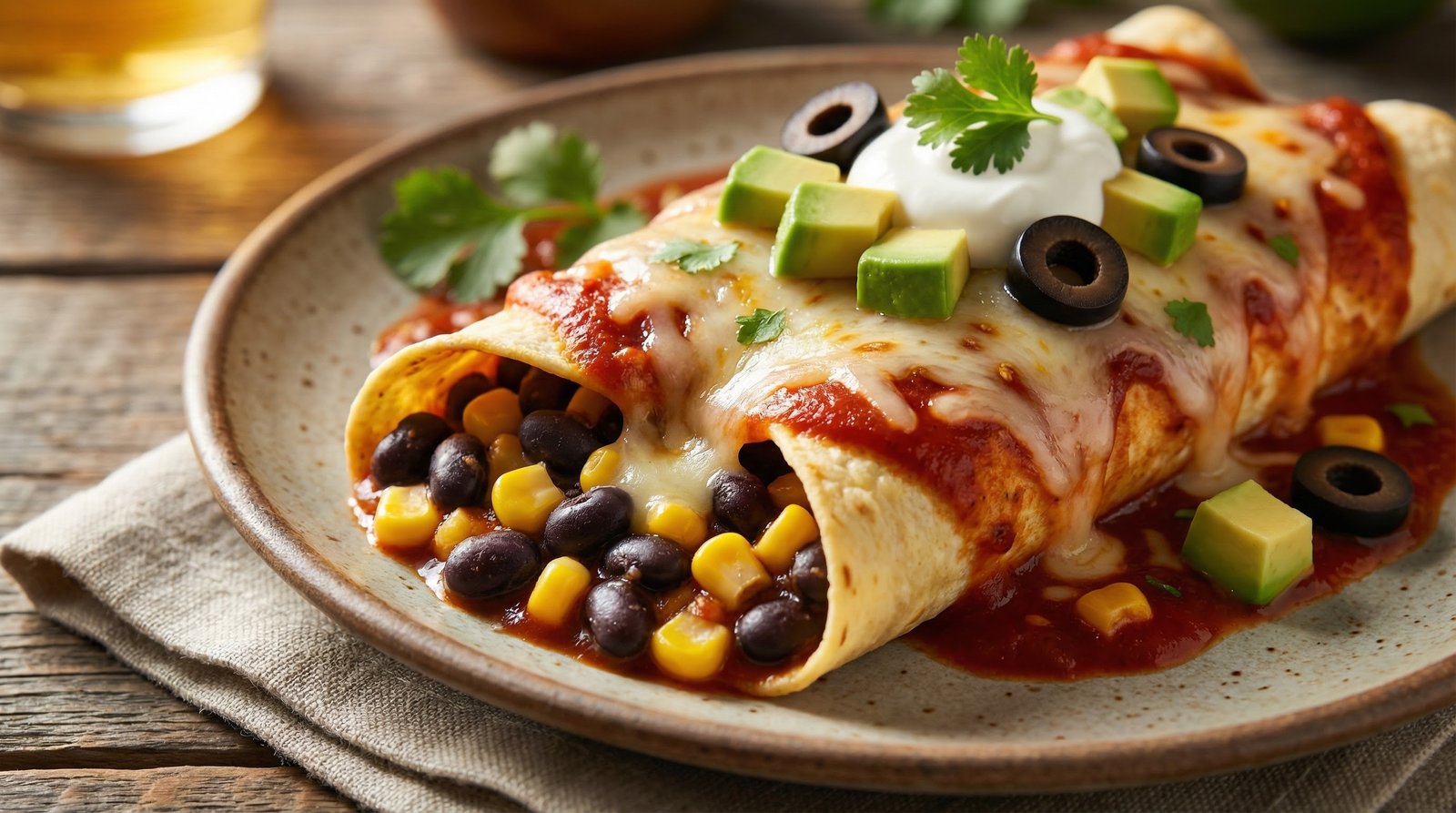 Black Bean Enchiladas