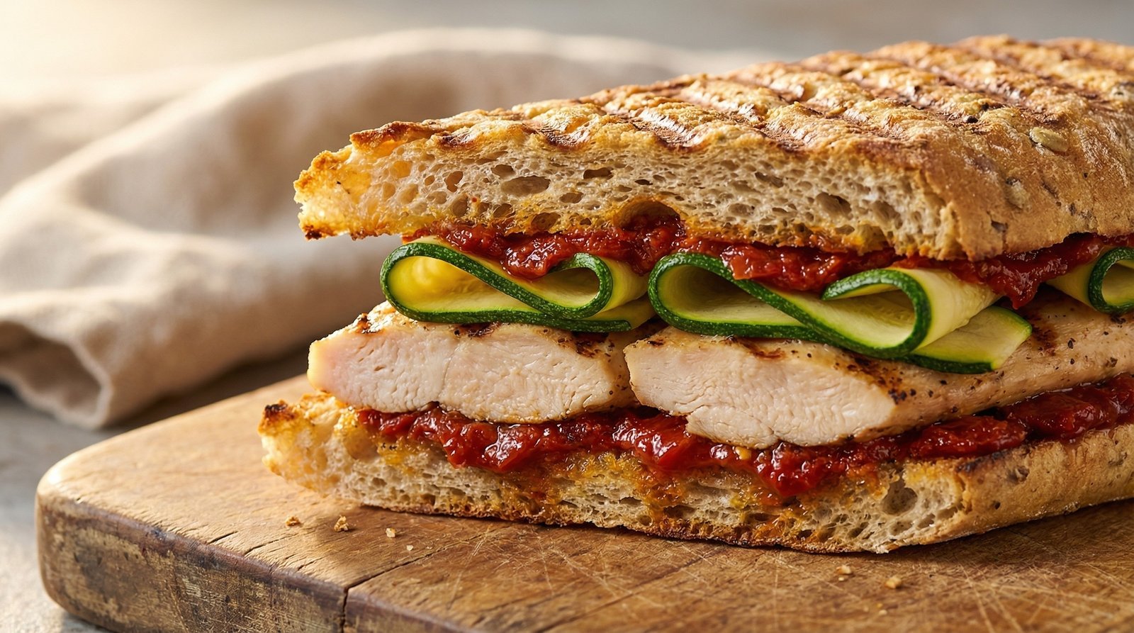 Mediterranean Chicken Panini